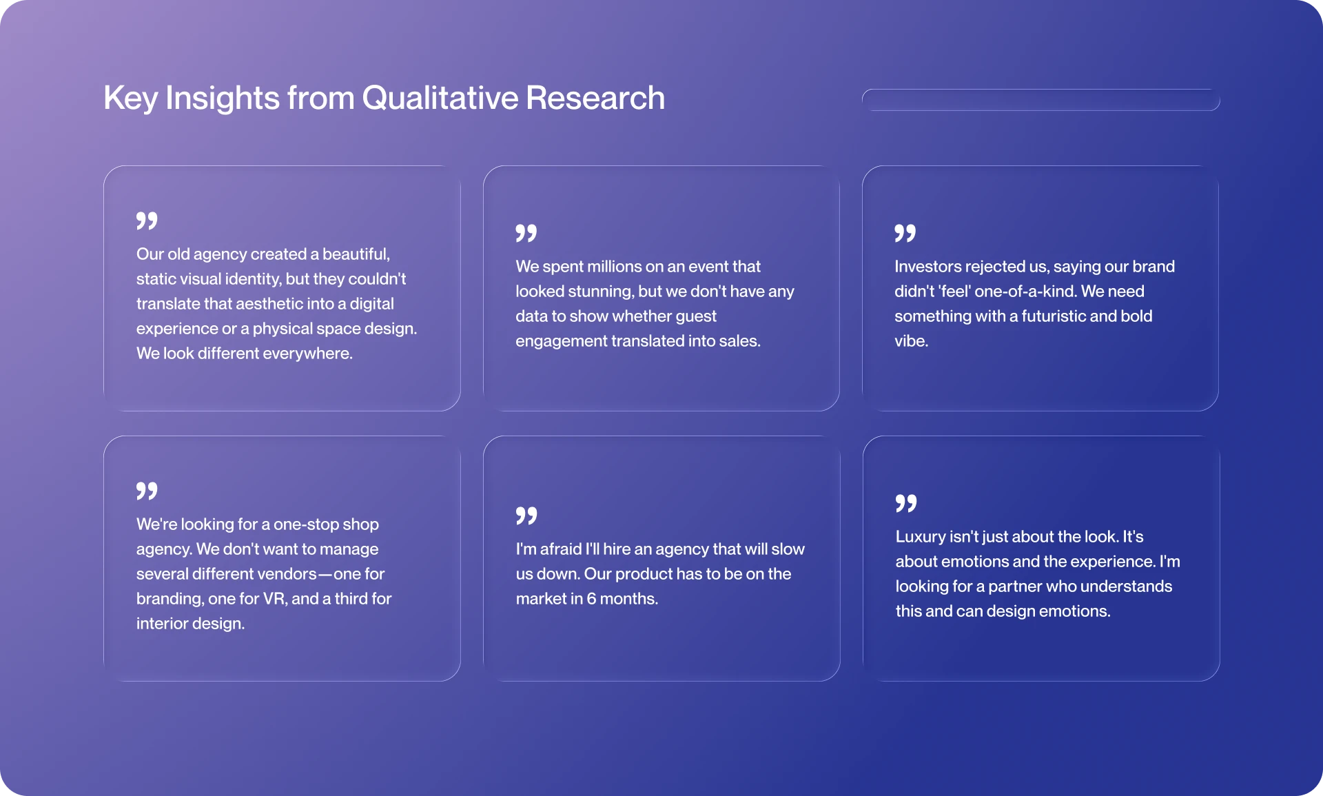 AURA Studio - Key Insights